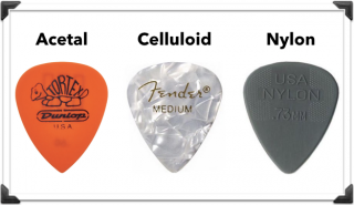 type of guitar picks